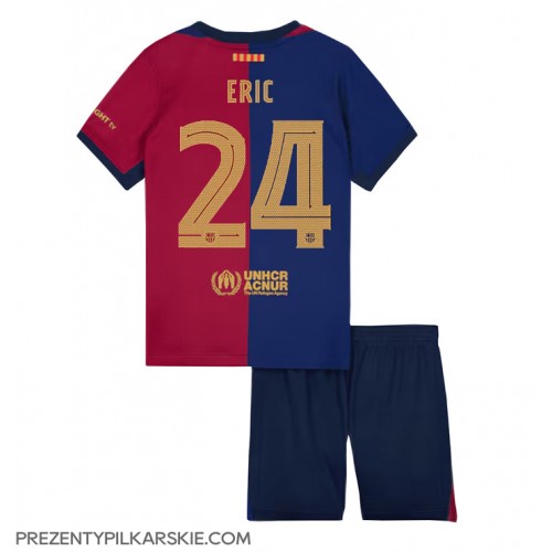 Stroje piłkarskie Barcelona Eric Garcia #24 Koszulka Podstawowej dla dzieci 2024-25 Krótki Rękaw (+ szorty)